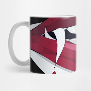 Dracula Halloween Fangs Vampire Lips Blood gifts ideas Mug